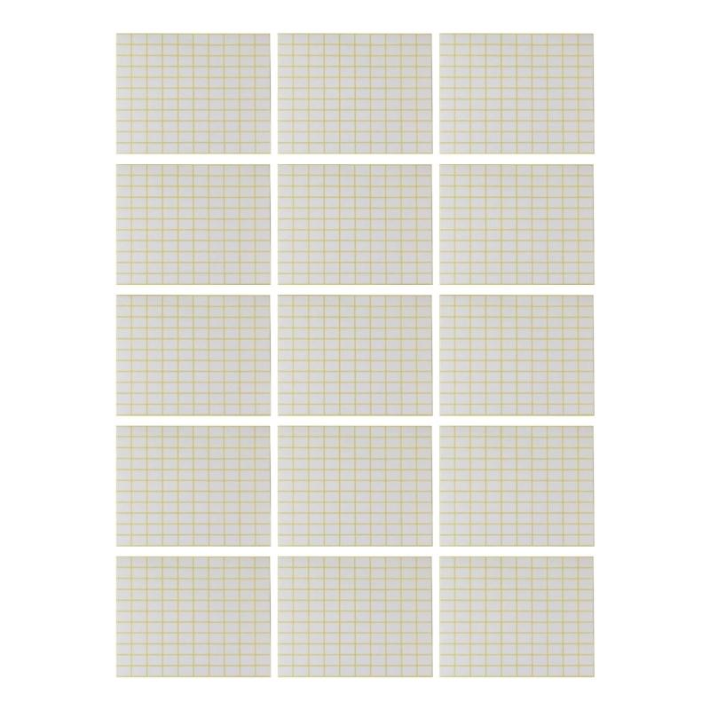 15 Sheets Multifunctional Labels Sticker Blank Labels Adhesive Sticker Jams Label for Storage Classroom Home