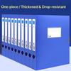Trust 3 Pack Thickened Foldable Pp File Storage Boxes 25 35 55 75Mm Thickness Black Blue Office Document Contract Organizer