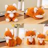 Cute Fox Plush Toy Desk Companion With Soft Pp Cotton For Office Decor And Gift