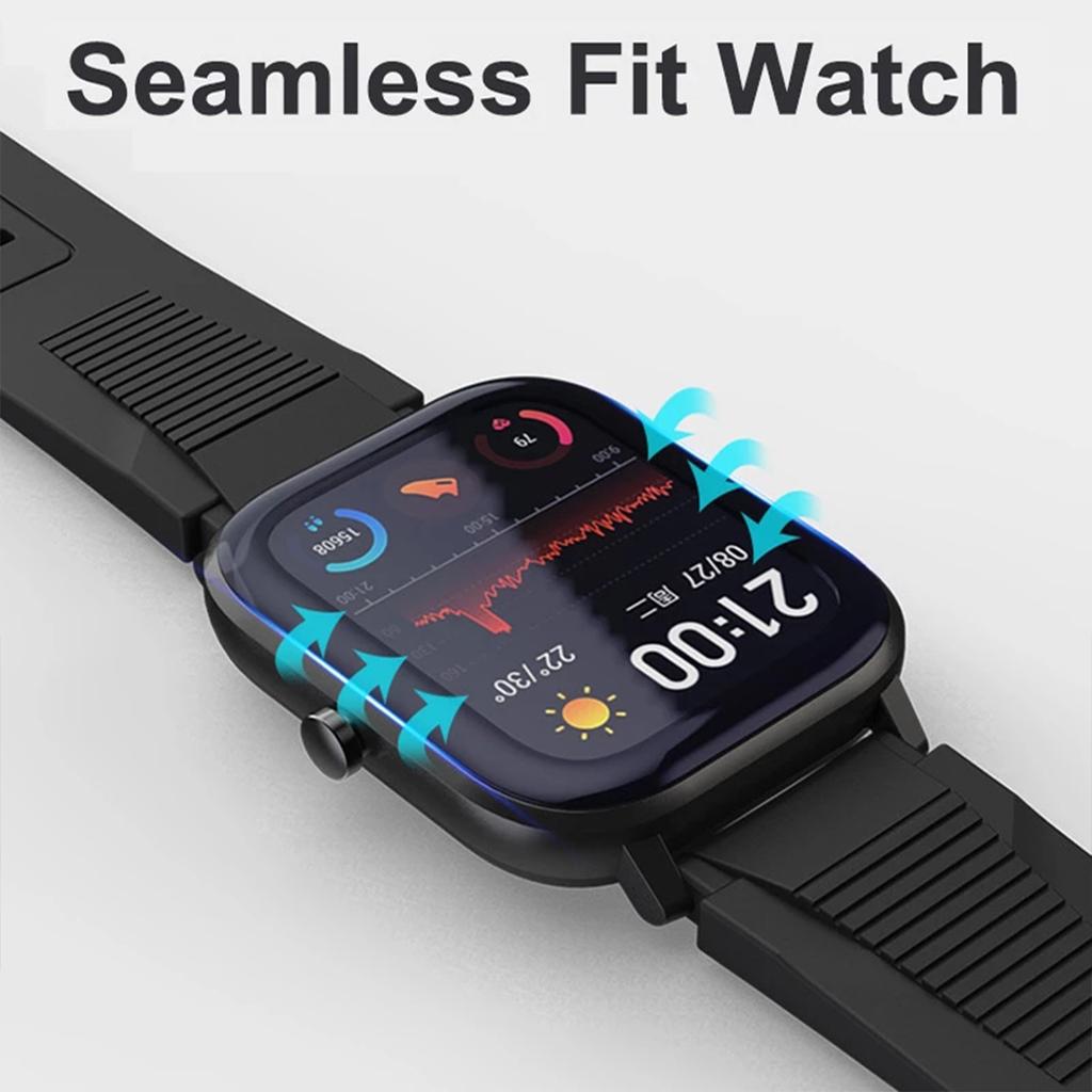 Screen Protector for Amazfit BIP 6 3D Curved Screen Protector Amazfit BIP6/5 Ultra-HD Full Coverage Protective Film Accessories