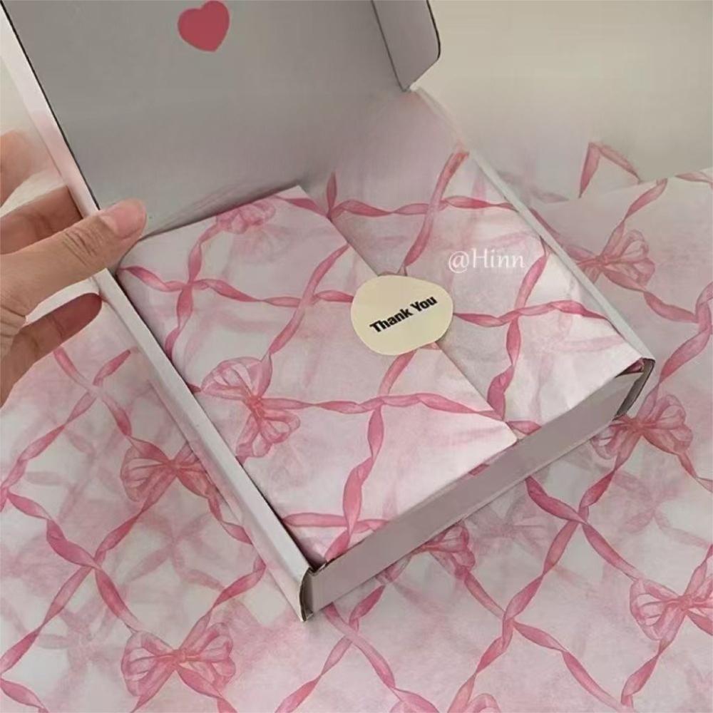 10PCS Bowknot Design Hand-Kneaded Paper Hand-rubbed Cotton Paper Gift Wrapping Paper  Festival Gift