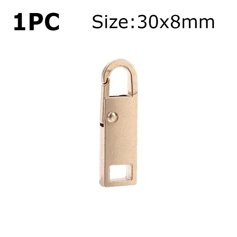 Detachable Zippers Puller Universal Replacement Metal Zipper Head Repair Kits Luggage Purses Handbags Clothes Zipper Slider