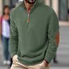 2025 Autumn/Winter Men's Outdoor Fleece Jacket with Stand-up Collar and Long Sleeves