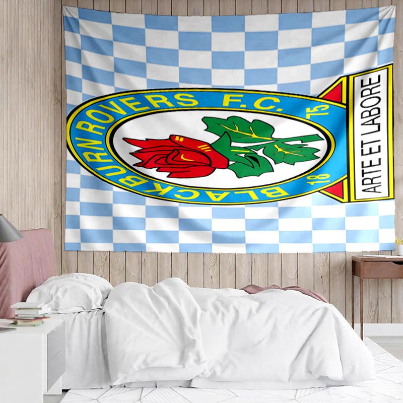 Blackburn Rovers Tapestry Accessories Playroom Tapestry, for Bedroom,Livingroom, dormitory Room Wall Decor Fan Birthday Gifts