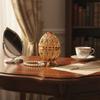 Zinc Zinc Alloy Material Egg-Shaped Box Enamel Color Jewelry Storage Box Jewelry Box  Jewelry Organizer