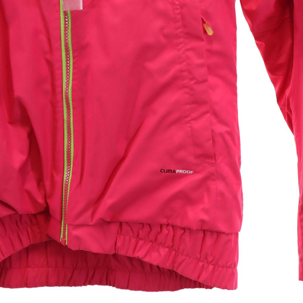 unused adidas CLIMA PROOF Hooded Zip jacket S pink training Women Used