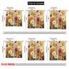 2pcs,2D Plane Printing Curtain Popular Butterfly Blooms Polyester Easy Install (without Rod) Holiday Ldeal for Living Room,