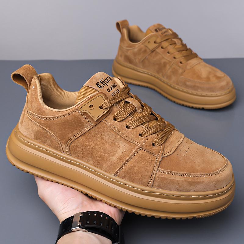 

Уличная Нескользящая Износостойкая Обувь для Ходьбы Классическая Мужская Кожаная Обувь Оксфорды Брендовая Мягкая Удобная Универсальная Повседневная Обувь 44 коричневый