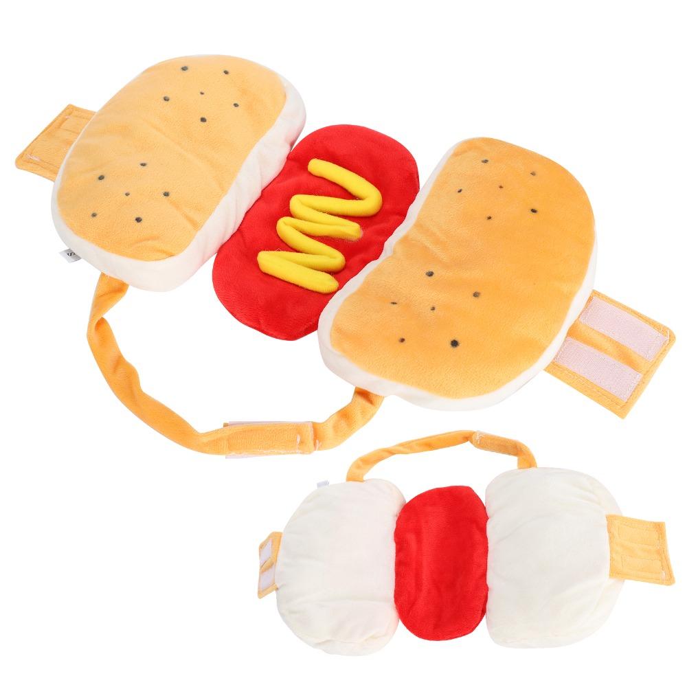 Polyester Fabric Hot Dog Pet Costume Funny Pet Transformer Suit Daily Wear Dress Up
