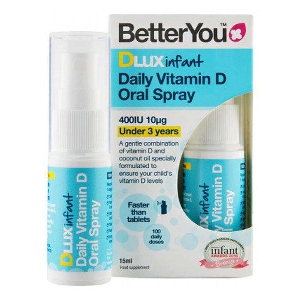 DLux Infant Daily Vitamin D Oral Spray - 15 ml.