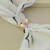 Smooth Irregular Bow Scarf Buckle Multifunctional Shawl Clasp Clothes Corner Clip  Knotted Button