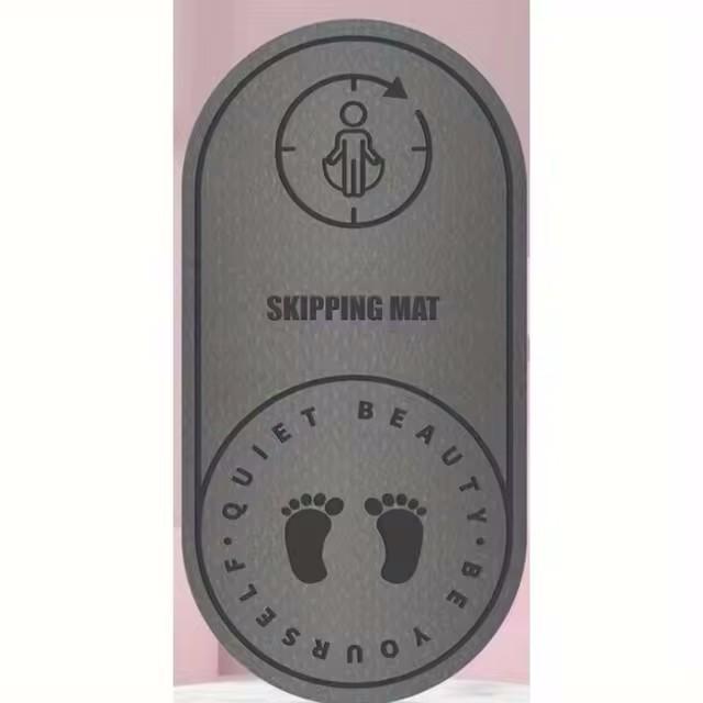 1pc (2.36in/3.15in) ThicknessTPE Jump Rope Mat, Durable Non-Slip Fitness Exercise Ma Suitable Fitness Training, Body Workout