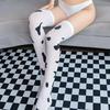 Sexy Black Long Tube Stockings High Waist Lace Trim Leg Shaping Briefs Underwear Chinese  Special Use Clothing Footwear