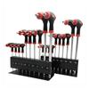 Extended Plastic Handle T Handle Hex Key and Star Wrench Set in Metal for Automotive Repair Tool