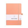 A6 Color Elastic Band Portable Notebook - Student Memo with Skin-Feel Leather Pocket Design