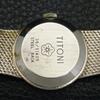 VINTAGE ART DECO TITONI TITOFLEX SWISS WOMENS ORIGINAL DIAL WATCH A700360-5