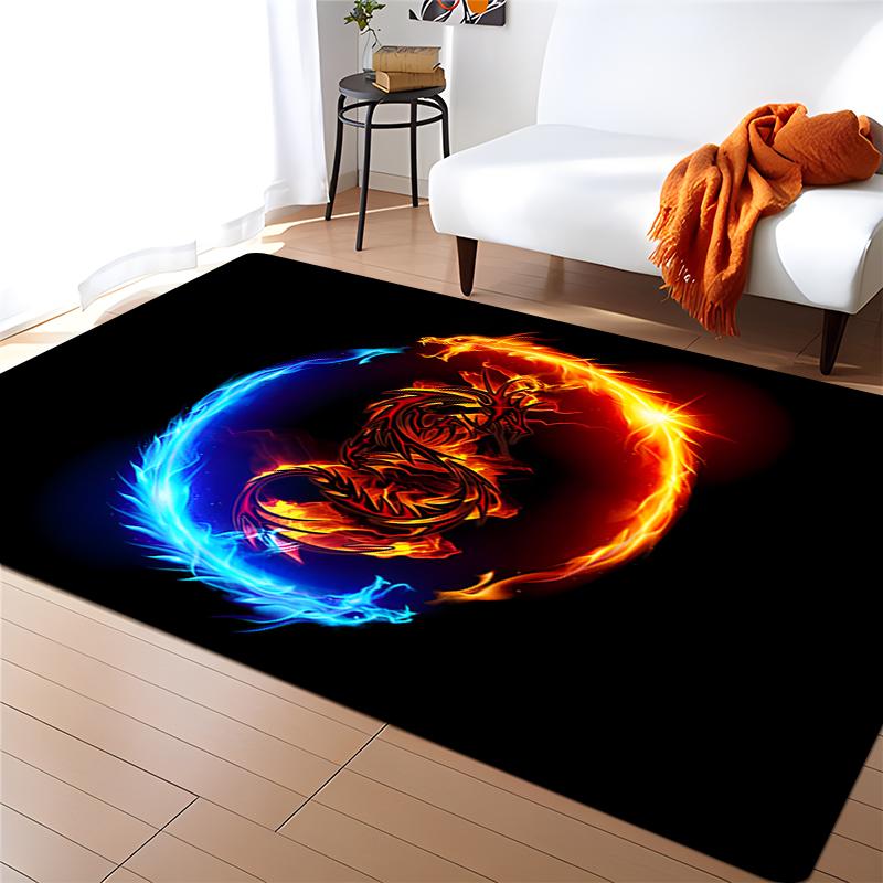 Moderní čínské Tai Chi Bagua Yin Yang Koberec do obývacího pokoje Koberec pro děti Play Home Deco Floor Mats E-sports Židle Koberce