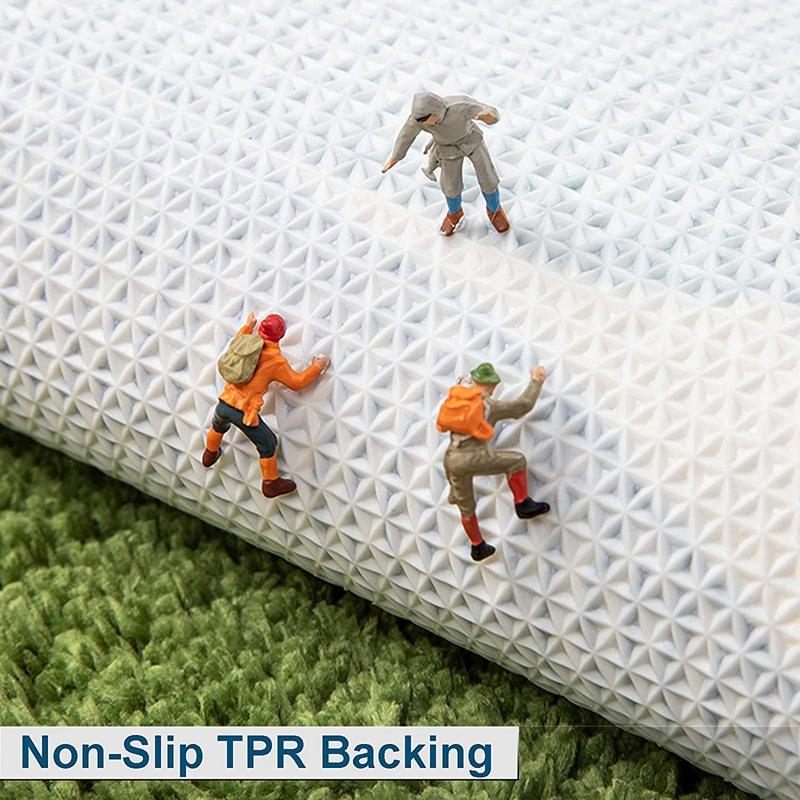 Inyahome Leaves Bathroom Rugs Non-Slip Soft Absorbent Microfiber Bath Mat Bathroom Rug Home Decoration Super Soft Carpets