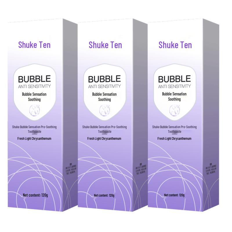 

Shuke Foaming Sensitive Relief Toothpaste 3-Pack
