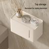 Yipan Bohrloser Wandmontierter Toilettenpapierhalter & Taschentuchbox