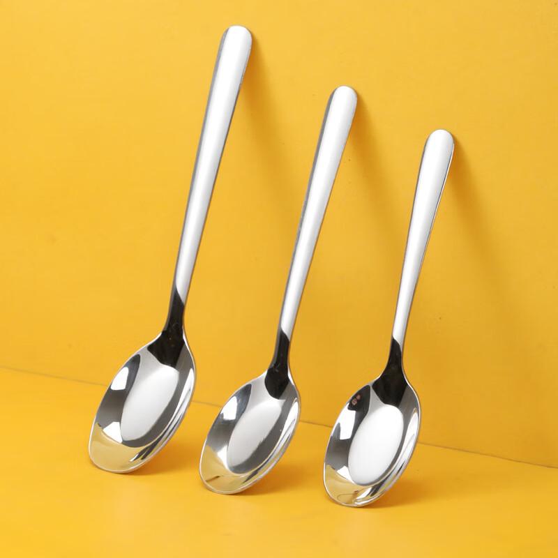 304 Stainless Steel Flat Bottom Baby Spoon