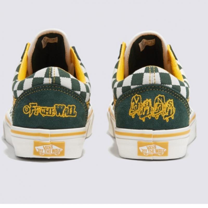 Barnes Artist Collection Rare Bus Old School Green Yellow Vn000cr502i1