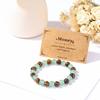Festive Gifts Green Aventurine Tiger Eye Beaded Bracelet Fresh Fashion Jewelry For Women Daily Wear Simple Versatile Accessory