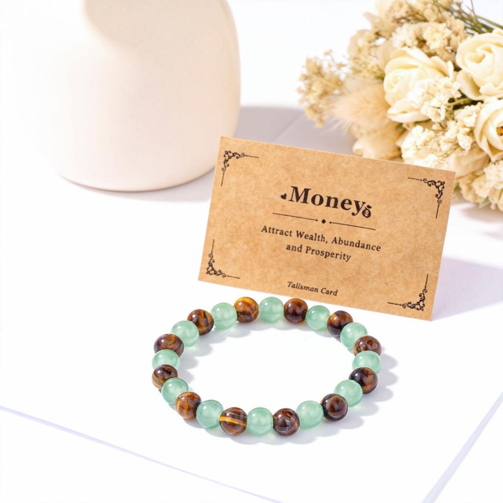 Festive Gifts Green Aventurine Tiger Eye Beaded Bracelet Fresh Fashion Jewelry For Women Daily Wear Simple Versatile Accessory