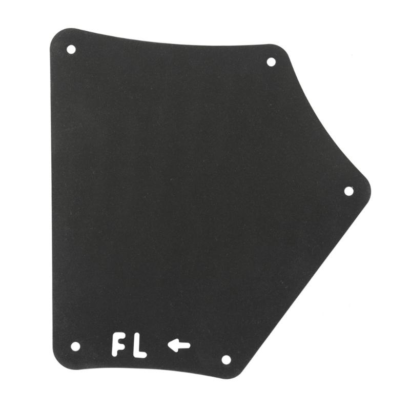 Replacement Accessory 537370C030 Splash Guard Liner Shield with Clips Mud Flaps Mudflap Apron