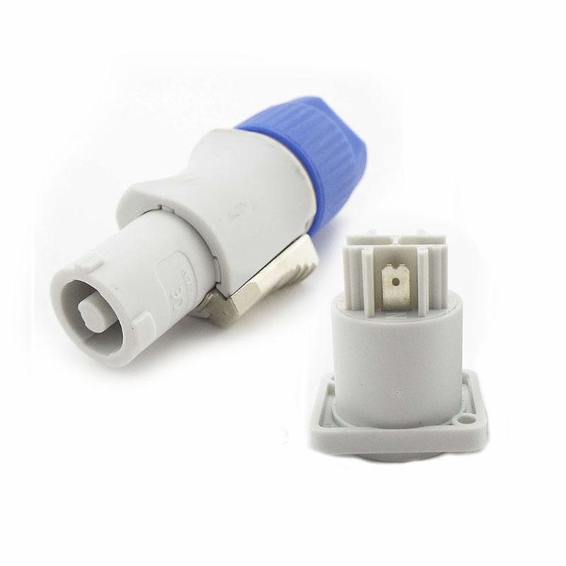 3-poliger Powercon Xlr Stecker Verriegelbares Kabel Stecker Buchse Chassis-Buchse Bohrmaschine LED-Bildschirm Bühnenbeleuchtung Netzteil