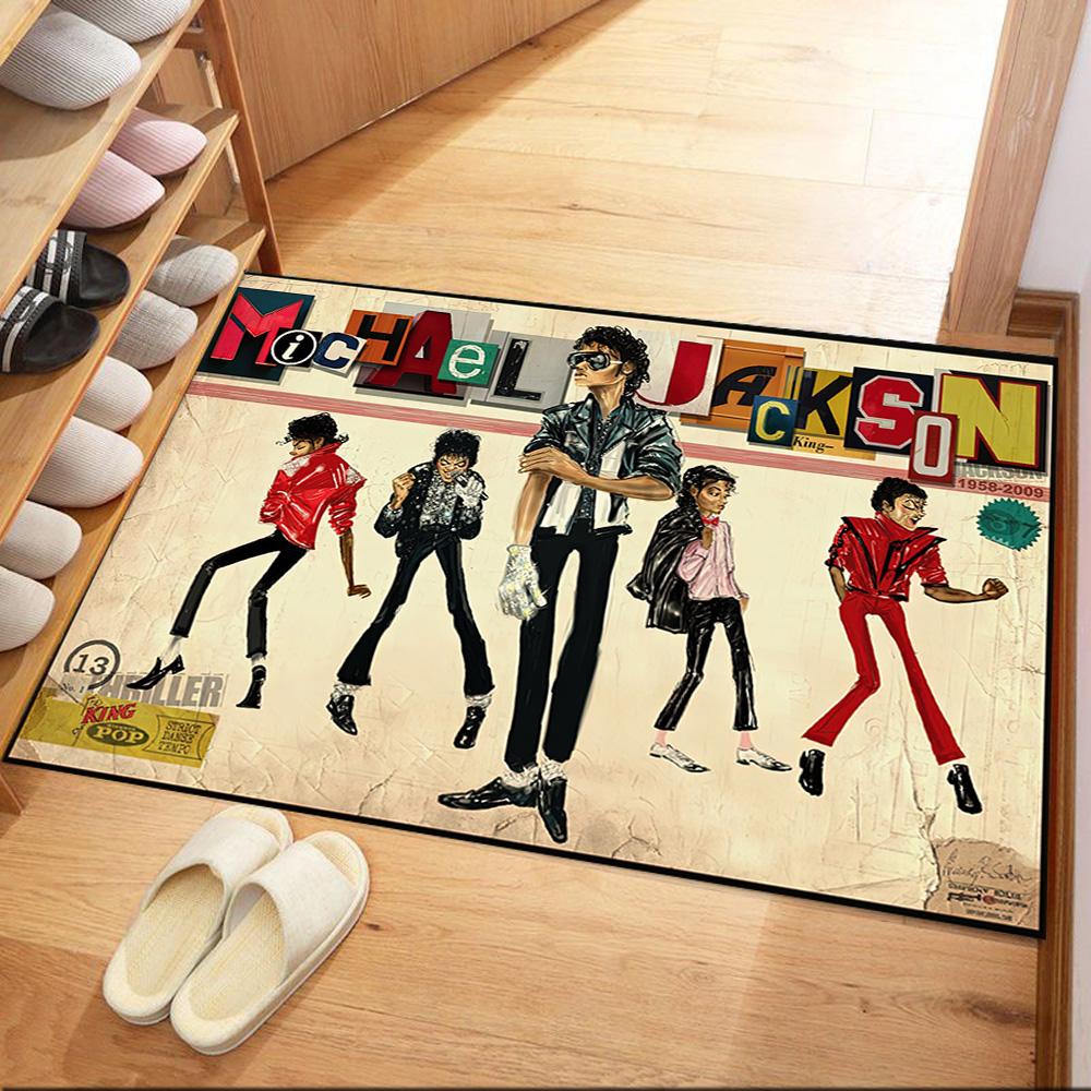 Michael Jackson 36 Floor Rug Office Rug Design for Study room Playrooms Living Rooms Game Room Anti-slip Rug Office home decor