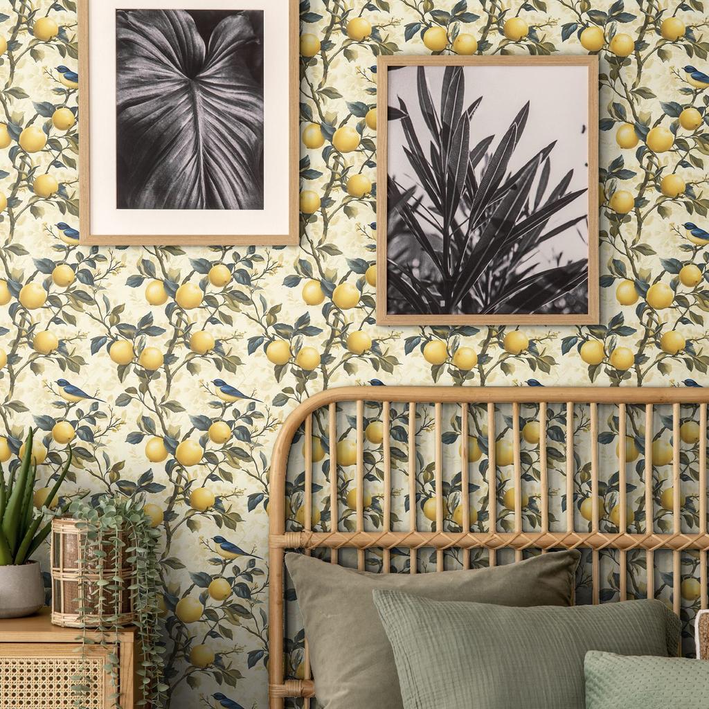 45x300CM Fresh Style Adhesive Wall Wallpaper,Waterproof PVC Peel&Stick Wall Sticker for Kids Room Bedroom Living Room Home Decor