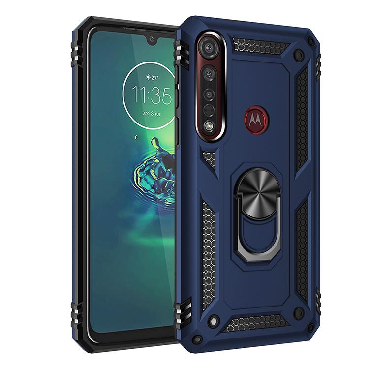 

Cover Moto One Macro Armor Rugged Military Shockproof Car Holder Magnetic Case for Motorola One Macro for Moto One Macro