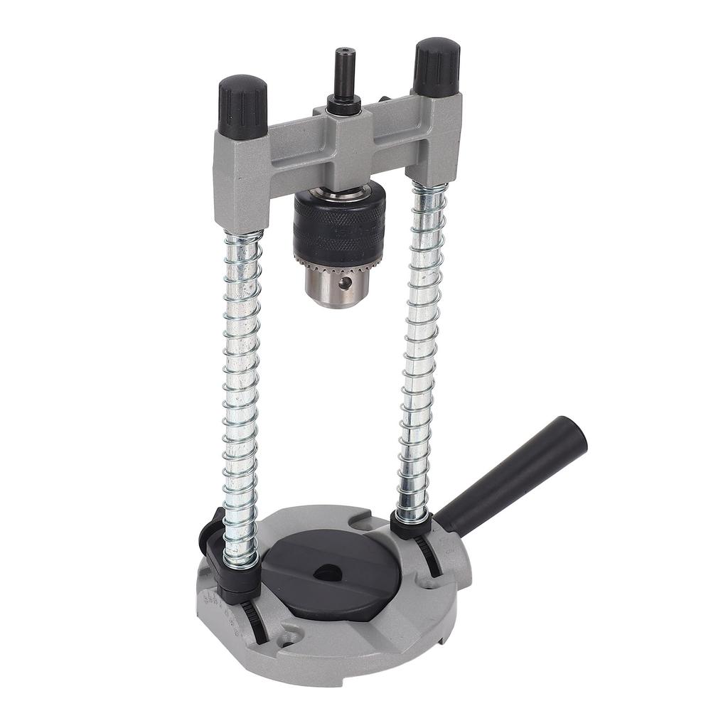 Portable Drill Guide Press Aluminum Alloy Precise Angle Cutting Adjustable Depth Drill Guide Attachment Holder for