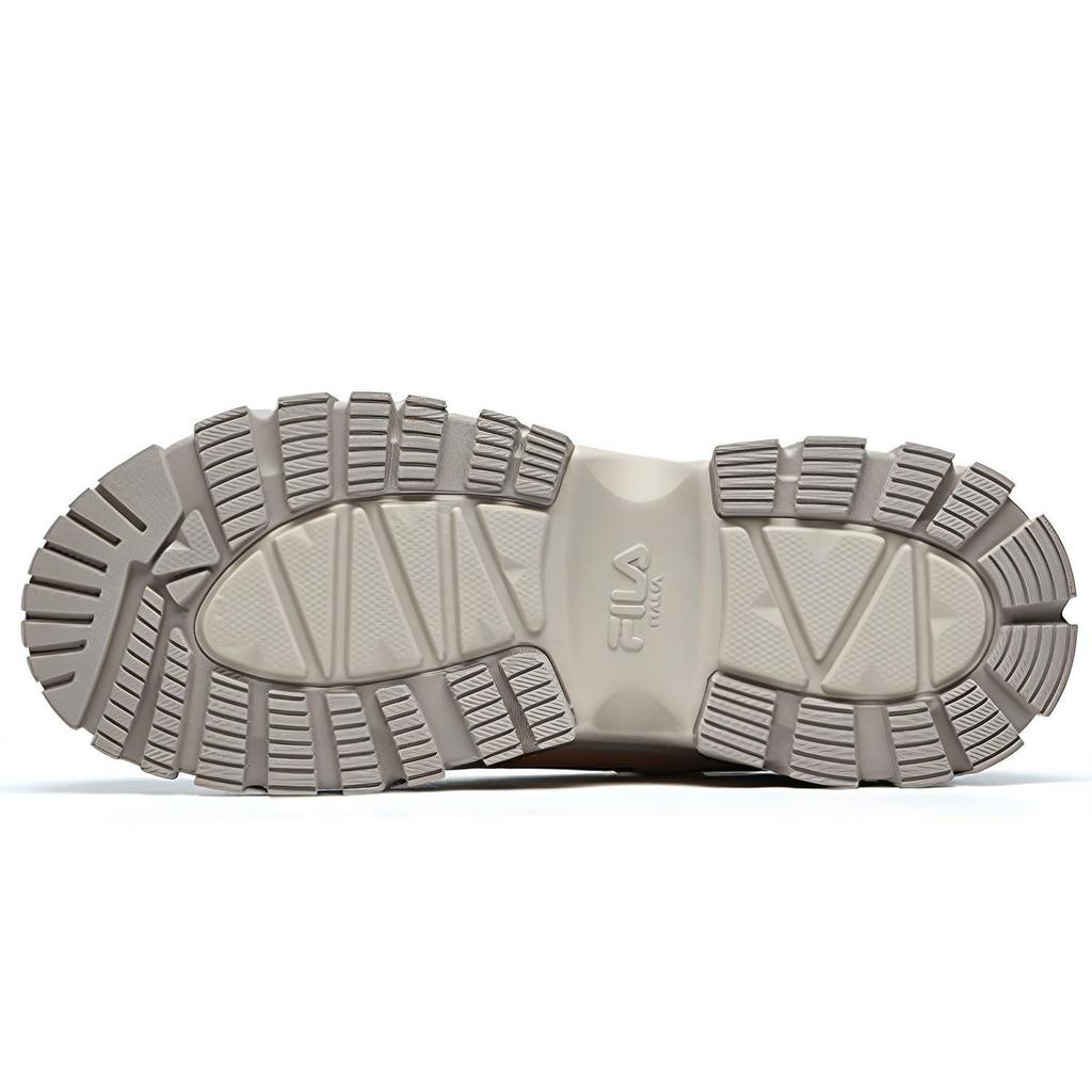 New FILA Fashion Sneakers Hike Low Top Chunky Sneakers Women's Gray Black F12W144132FWB