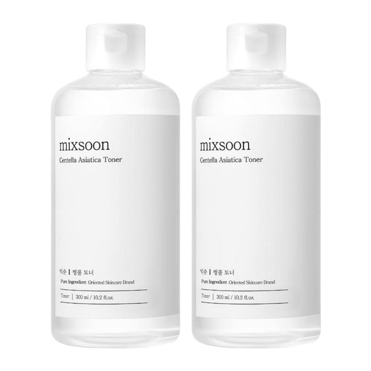Mixsoon Centella Asiatica Toner Soothing & Hydrating Skin Relief 300ml x 2ea