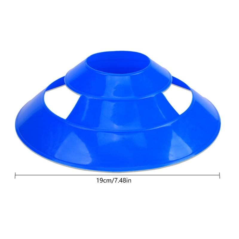 Soccer Disc Cones, Football Cones Sport Agility Safety Football Training Cones Perfect for Kids Field Space Marker Game
