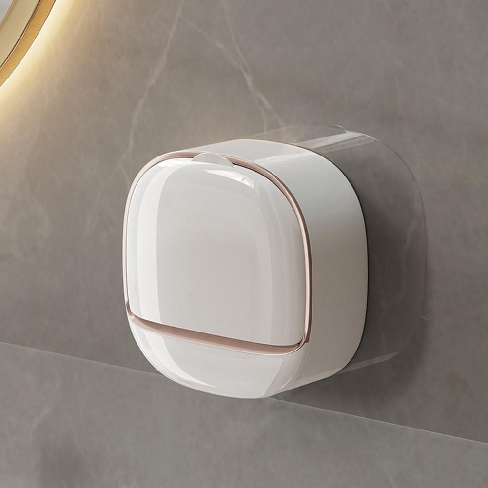 Innovative Wall Mounted Soap Holder with Drainage Box Sturdy and Waterproof Easy Installation Multi Purpose Use