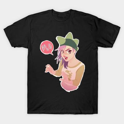 Men Black Print T-shirt Super Large TShirt Dino-hat No-Cut Transfer Paper Print Cotton Tshirt
