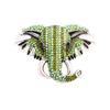 Pretty Elephant Animal Woman's Pendant Brooch Pin Gift Rhinestone Crystal Brooches