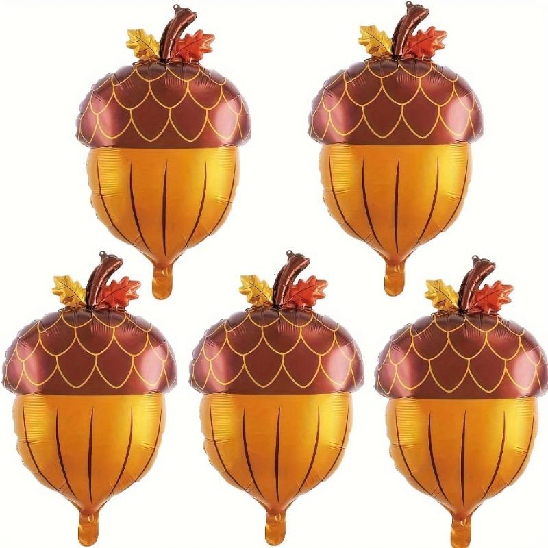

5 nut balloon aluminum film autumn balloons, suitable for birthday parties, festival parties and theme party decoration