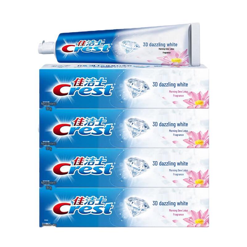 Crest 3D White Morning Dew Lotus Fragrance Toothpaste
