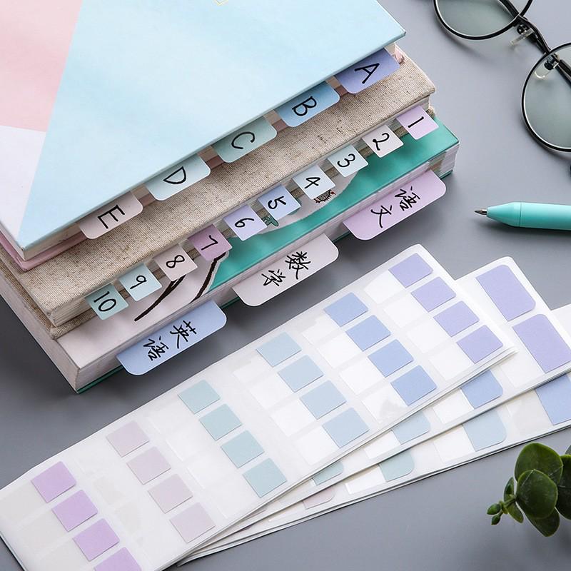 Colorful Student Writing Index Sticky Note Bookmark