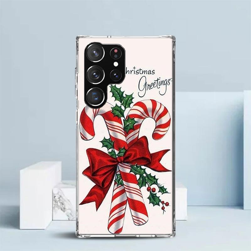 

Christmas Santa Claus Present Phone Case For Samsung Galaxy S24 S25 Edge S26 Ultra S22 S23 Plus S21 + S20 FE Soft TPU Back Cover Samsung S23