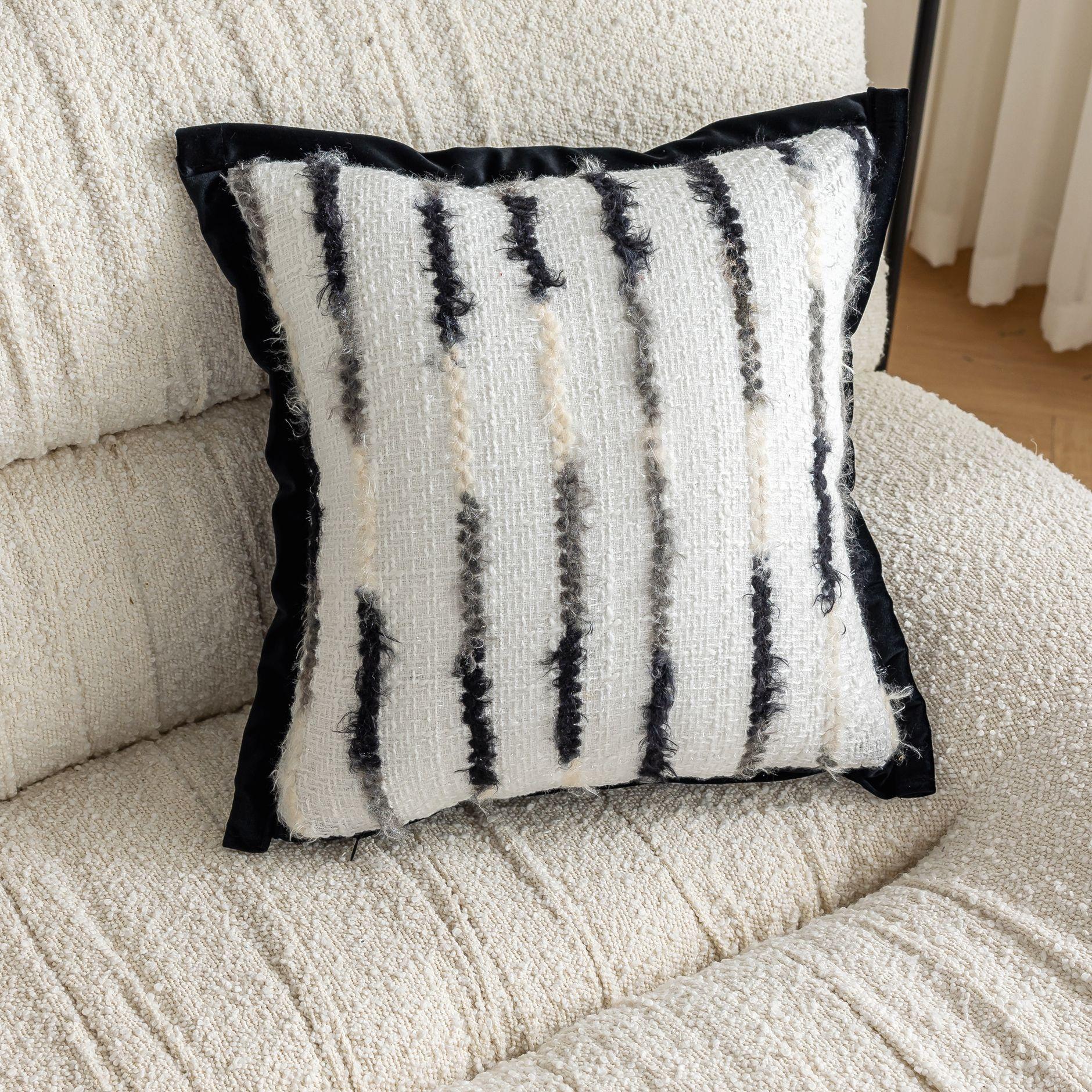 

Flower Velvet Cushion Cover Luxury Handmade Splicing Petal Pillow Cover for Living Room Sofa Office Waist Back Cover Pillowcase