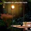 LED Camping Flashlight with Type C Rechargeable Battery for Outdoor Use