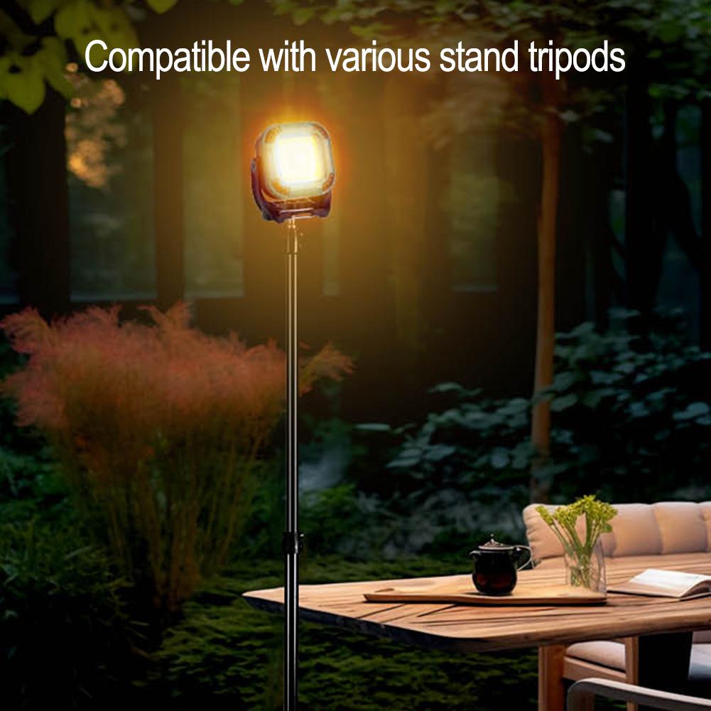 LED Camping Flashlight with Type C Rechargeable Battery for Outdoor Use