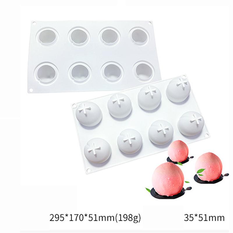 Ananas Päron Persika Fruktserie Tårta Silikonform Mango Apelsin Bakning Mousseform Jordgubb Fransk Dessert Moussetårtsform