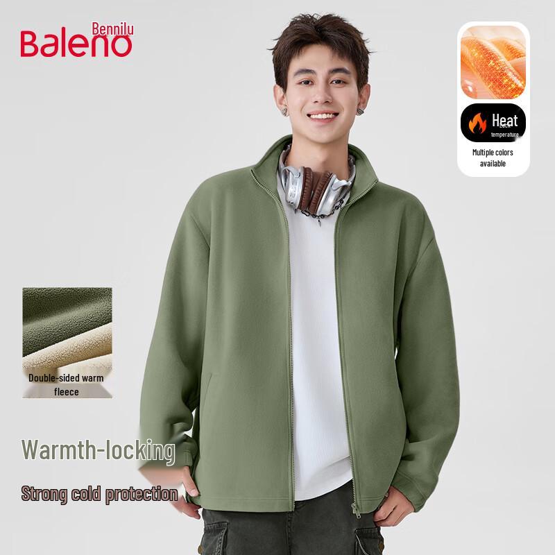 Baleno Men s Fleece Lined Stand Collar Jacket 3XL