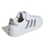Adidas Grand Court 2.0 Little Kid 'White Matte Silver' GW6516